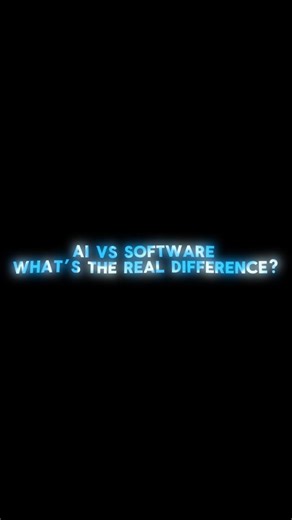 AI vs Software 🤖💻 | What’s the Difference?