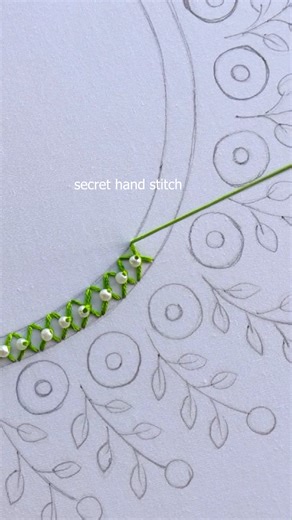 SecretHandStitch | unique border design | Instagram