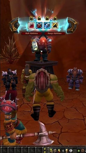 World of Warcraft but you roll spells at random