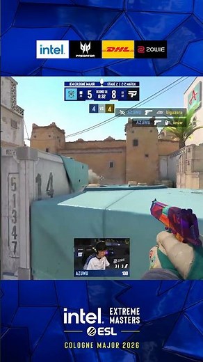 AZUWU goes FULL DEAGLE MODE and clutches it! #ace #esl #colognemajor #cs2