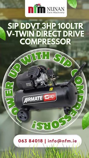 💨🔧 Power Up Your Workshop with SIP Compressors! Whether you're spraying, inflating, cleaning, or powering air tools — we’ve got the SIP compressor to match your needs. Durable, reliable, and built for everyday workshop performance. 💪 In Stock Now: 🟢 05484 – SIP DD 3HP 100ltr Low Noise Vertical Compressor 🟢 06477 – SIP BD 3HP 200ltr Belt Drive Compressor 🟢 05483 – 5SIP DD 2hp 50ltr Low Noise Vertical Compressor 🟢 06455 – SIP DDVT 3HP 100ltr V-Twin Direct Drive Compressor From compact to hi