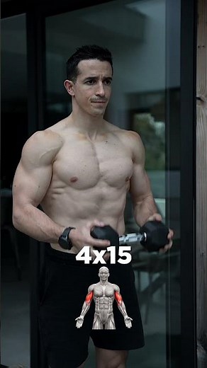 Biceps routine begginer home workout !! 🔥