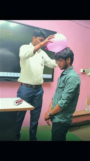Mind-Blowing Electrostatic Induction Demo 🎈⚡ #shortsvideo #do4you #viralvideo #shorts #amriteshsir