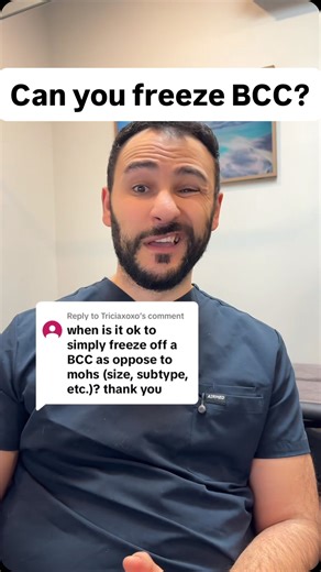 12K views · 115 reactions | Can you freeze off Basal Cell Cancers?...