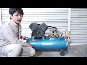 アネスト岩田製のレシプロ機整備記録 | エアーコンプレッサー販売・修理メンテナンス