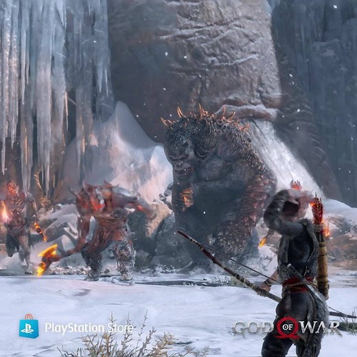 Pre-order the God Of War Digital Deluxe Edition to get an exclusive physical pin. Available at PlayStation Store. | PlayStation