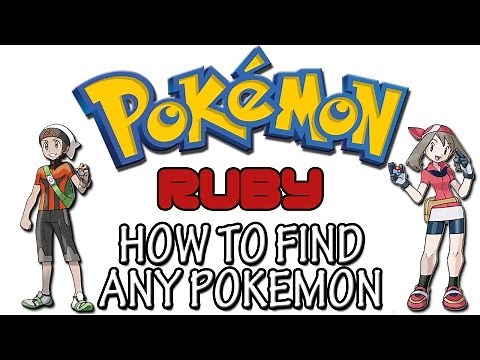 Pokemon Ruby - Find Any Pokemon | GameShark Codes