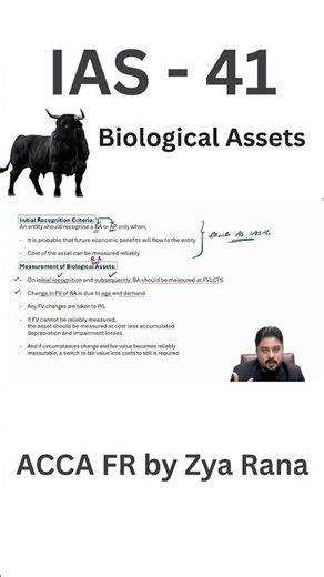 ACCA | IAS 41 Biological Assets | June 2026 | Zya Rana | Escribir Academy