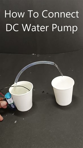 how to connect dc water pump with 9v battery - switch | science project academy