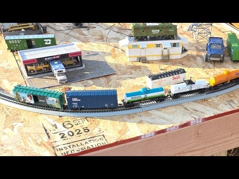 Ho train layout
