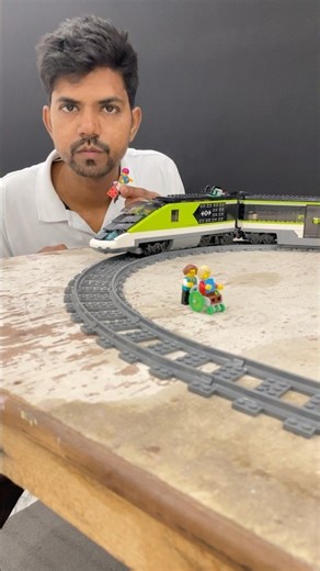 Lego High Speed Passenger Train What Cute Girl And Boy Challenge On Tracks