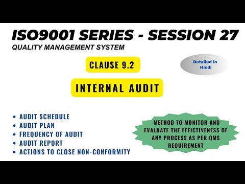 ISO 9001 Clause 9.2 I Internal Audit