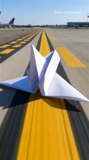 This Origami Space Shuttle Flies Like a Real Glider! #shorts #trending #tutorial #reels #viral