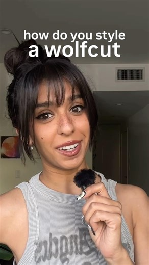 how to style a wolfcut the right way