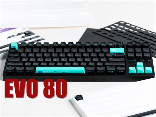 EVO80 | 和谐的切分，800价位成品快拆键盘，你应该知道这些，开箱感受！