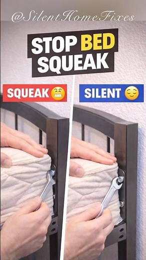 Stop Bed Squeaking in Seconds 🔧