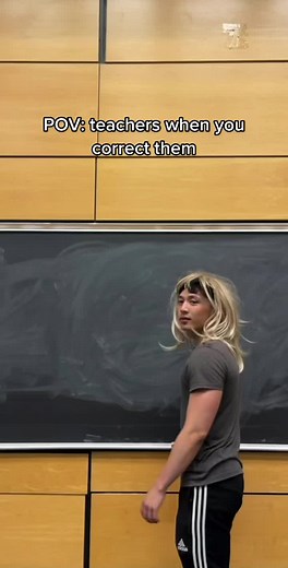 Teachers Reacting to Corrections: A Humorous POV
