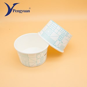 [Hot Item] Biodegradable Ice Cream Cup Printed Paper Cup