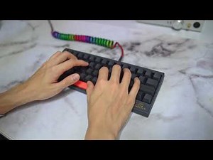 Happy Hacking Keyboard (lubed) Keyboard Typing Sounds ASMR