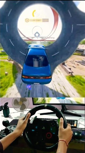 🚗 Perfect Loop Car Challenge| Steering Wheel Gameplay | Clean Start 😎🔥