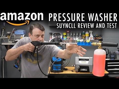 IF THIS IS YOU!! MUST WATCH Amazon ELECTRIC PRESSURE WASHER REVIEW SUYNCLL