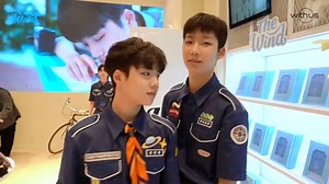 [中字]The Wind X Everline参观POP-UP STORE 💙