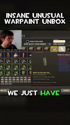 GODTIER WARPAINT UNBOXING! #tf2 #tf2memes #teamfortress2 #teamfortress2memes #unboxing #unusual