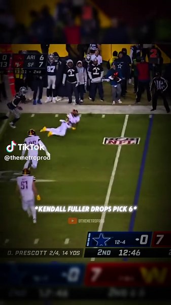 He Dropped A Pick 6, The Next Play This Happened 😳👀 #nfl #viral #football #edit