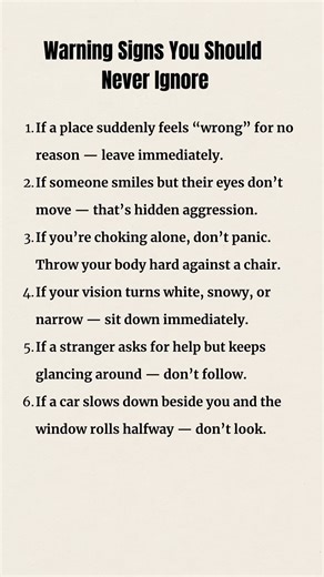 WARNING SIGNS YOU SHOULd NEVER IGNORE #psychology #intuition