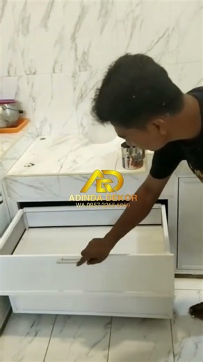 Kitchen set under the stove. Acp Aluminum