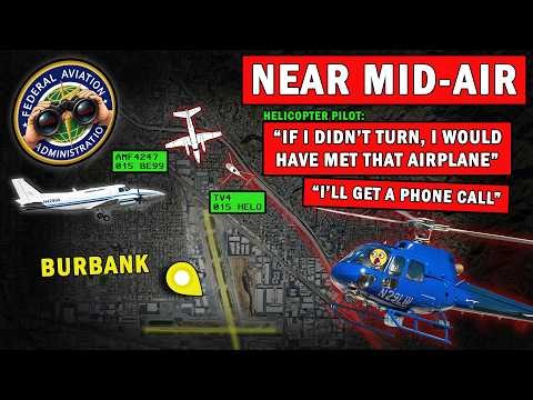NEAR MID-AIR at Burbank | This Made FAA Change Rules for Helicopters!