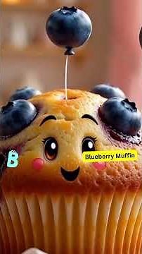 A to Z Food & Fruit Names | ABC Song for Children | Bright & Happy Animation#KidsSongs #ABCLearning