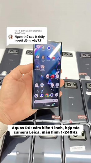 819 reactions · 12 shares | Aquos R6: cảm biến 1 inch, hợp tác camera Leica, màn hình 1-240Hz #sharp #aquosR6 #SharpAquosR6 | Luận Tecno | Facebook