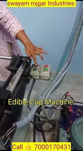 Edible Cup Making Machine | Available on IndiaMART