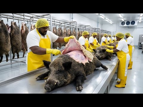 Inside a High-Tech Wild Boar Farm You’ve Never Seen Before
