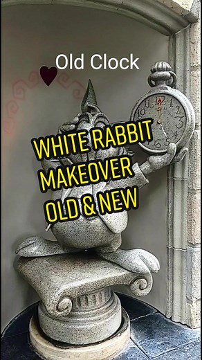 Exploring Disneyland's Hidden Secrets: The White Rabbit Clock in Alice in Wonderland Bathroom