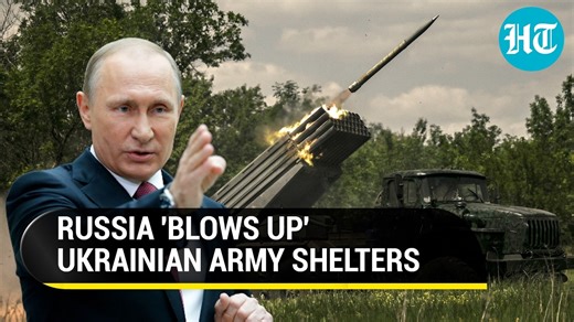Watch: Russia's howitzer crews blow up Ukrainian army shelters in an intense combat