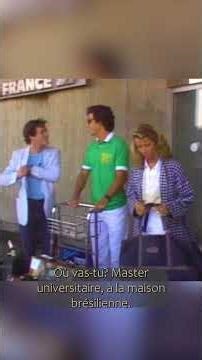 Simple airport interactions in French! #frenchinaction #easyfrench #learnfrench #retro #remastered