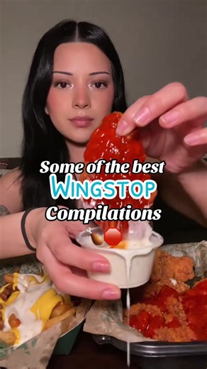 Best Wingstop Mukbang Compilation | Delicious ASMR Eating