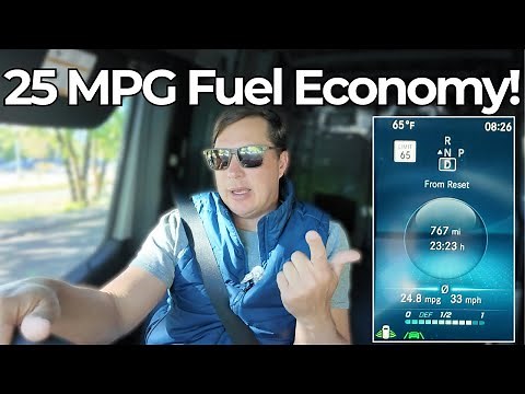 25+ MPG Fuel Economy In My New Sprinter!
