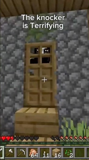 The knocker is terrifying Minecraft bedrock dwellers Addon
