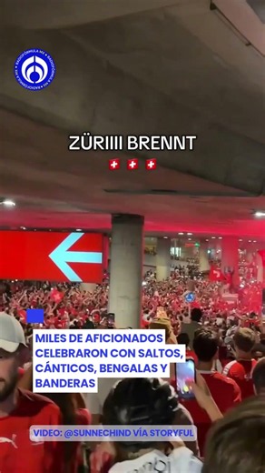 La locura en Zúrich tras el triunfo de Suiza en penales
