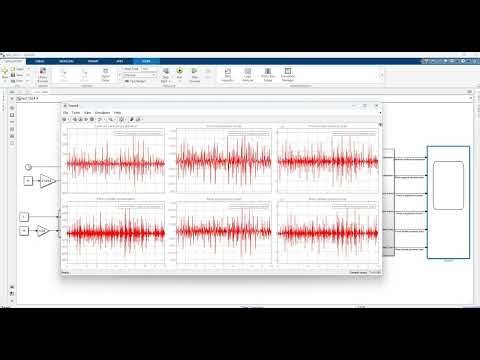 Half vehicle suspension model/simulink