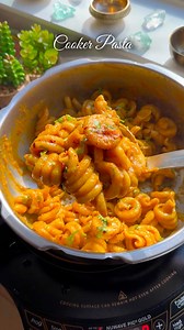 In just 10 minutes‼️ Super Delicious and Very Easy 🤩 Pasta in Pressure Cooker 🍝 Recipe Onion - 1 medium sized Garlic - 6 cloves Ginger - a small piece Green chilies - 2 Tomatoes - 2 Turmeric powder - 1/4 tsp Chili powder - 1 tsp Coriander powder - 1 tsp Garam masala - 1/2 tsp Italian seasoning - 1/2 tsp Salt to taste Water - 1/2 cup Grind to a smooth consistency In a pressure cooker Oil or butter - 2 tbsp Ground masala mixture Sauté till the oil separates Add pasta (2 cups approx) Give it a mi