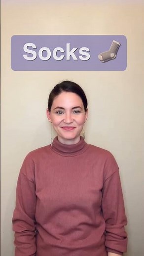 Clothing Signs in American Sign Language - Part 1 #shorts