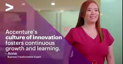 2K views · 56 reactions | Innovation is at the heart of Accenture. Listen to how Anne leverages this and more. https://accntu.re/43QVE2Y | Accenture in the Philippines | Facebook