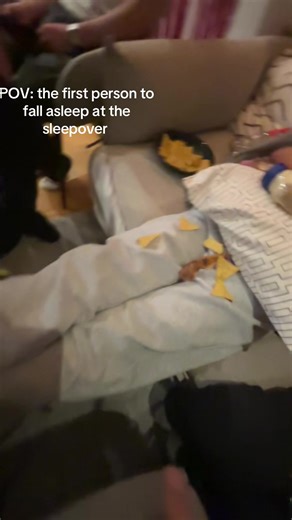 When You Fall Asleep First at the Sleepover