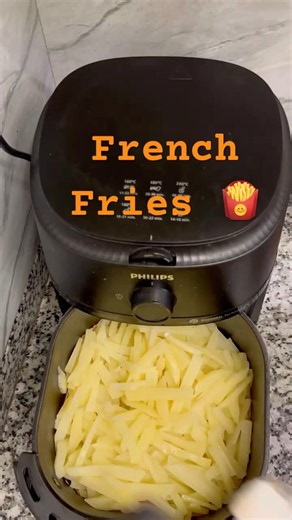 French fries in airfryer #airfryer #recipe
