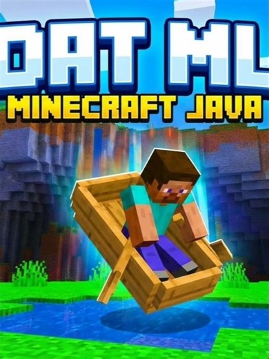 Boat MLG in Minecraft Java#minecraft #automobile