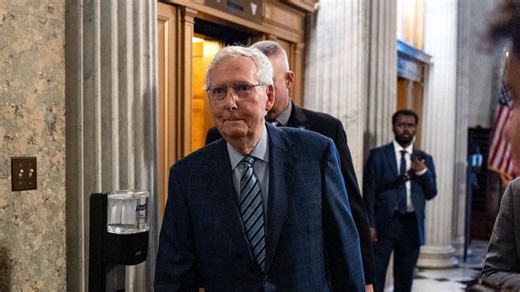 Video Shows Sen. Mitch McConnell, 83, Falling In Senate Hallway